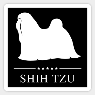 Shih Tzu Dog White Silhouette Sticker